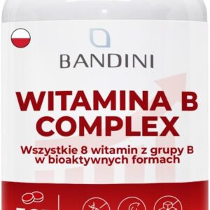 Bandini® Kompleks Witamin B – Wegański zestaw 365 tabletek na rok