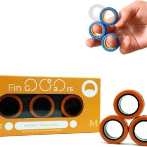 Magnetyczne pierścienie Fin-Gears S – zabawka sensoryczna dla dzieci i dorosłych