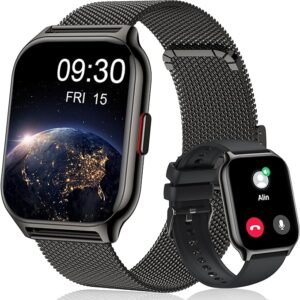 Popglory Smartwatch Funkcja telefonu monitor zdrowia 100 trybów sportowych