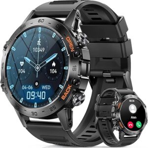 Redriver Smartwatch – Funkcja telefonu, 100 trybów sportowych, IP68