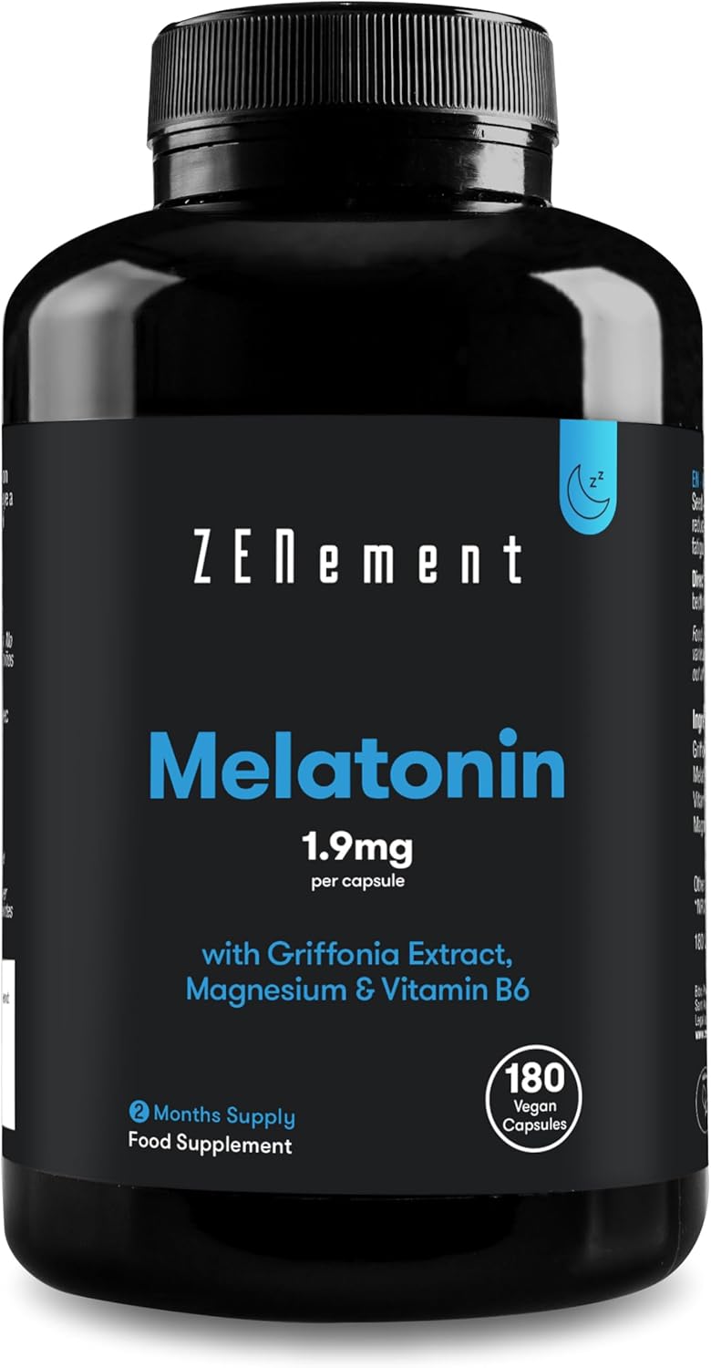 Zenement | Melatonina 1,9 mg, z griffonia, magnezem i witaminą B6