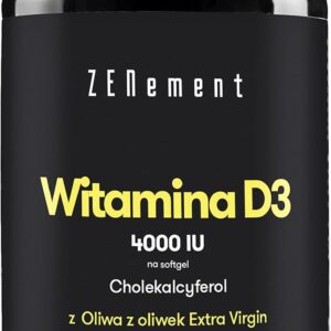 Zenement Witamina D3 4000 IU – 365 Kapsułek Żelowych