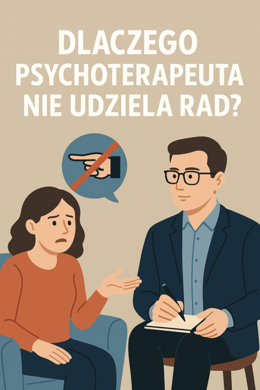 Dlaczego psychoterapeuta nie udziela rad
