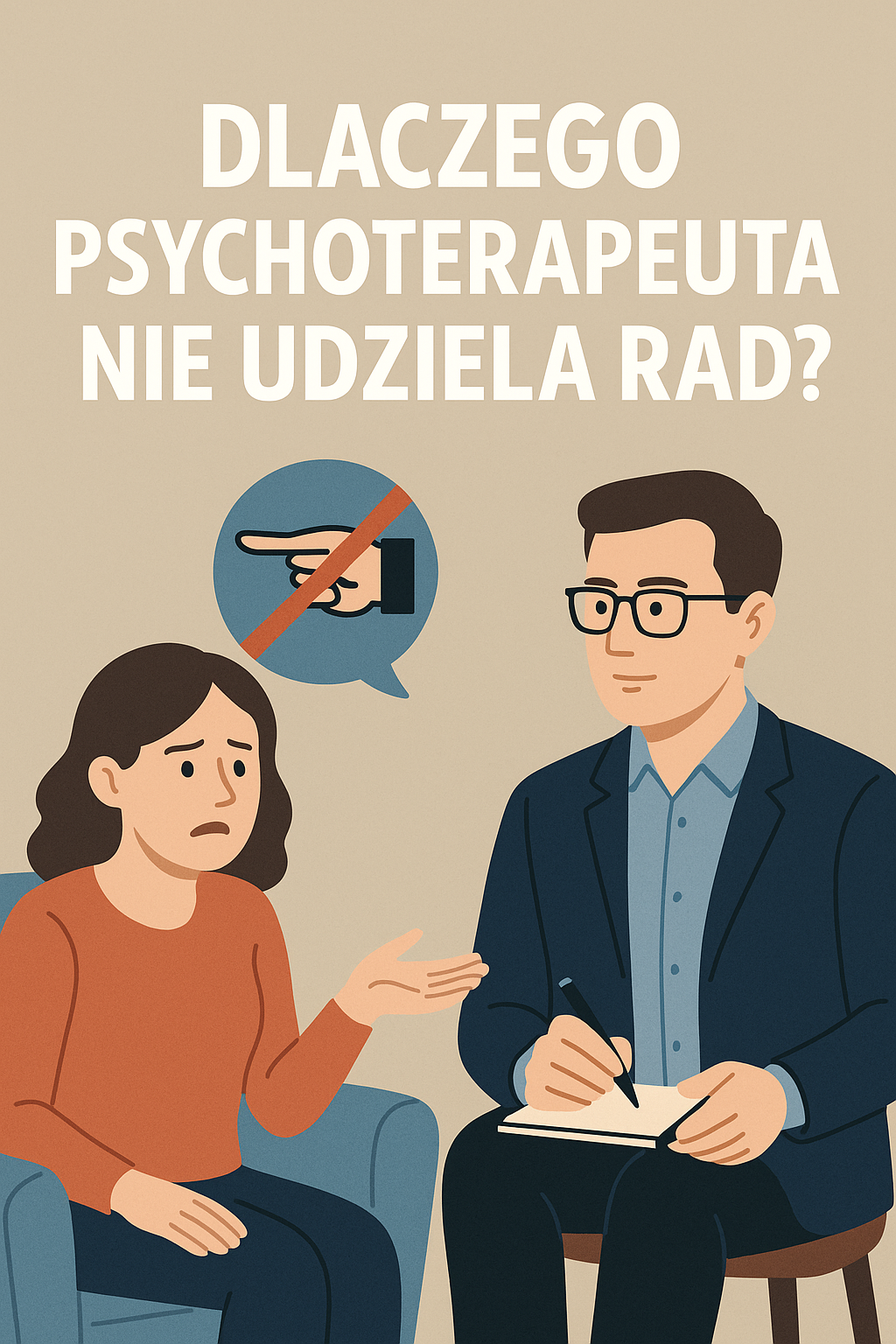 Dlaczego psychoterapeuta nie udziela rad